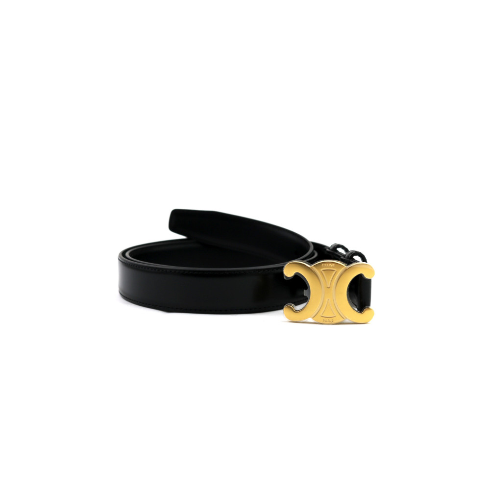 Celine Cintura Triomphe Pelle Nera