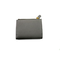 Prada Portafoglio Pelle Grigia