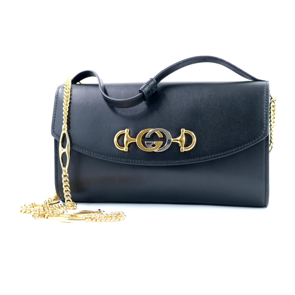 Gucci Zumi Tracolla Pelle Nera