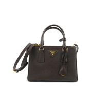 Prada Galleria Small Pelle Saffiano Coffee