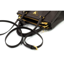 Prada Galleria Small Pelle Saffiano Coffee