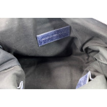 Balenciaga City Giant Verticale Pelle Blu Indaco