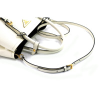 Prada Double Medium Pelle Bianca