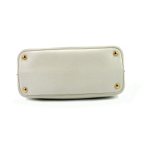 Prada Double Medium Pelle Bianca