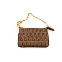 Fendi Baguette Mini Pelle Marrone