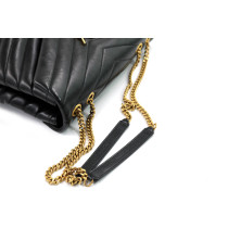 Saint Laurent Lou Lou Media Pelle Nera