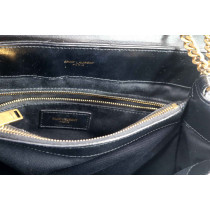 Saint Laurent Lou Lou Media Pelle Nera