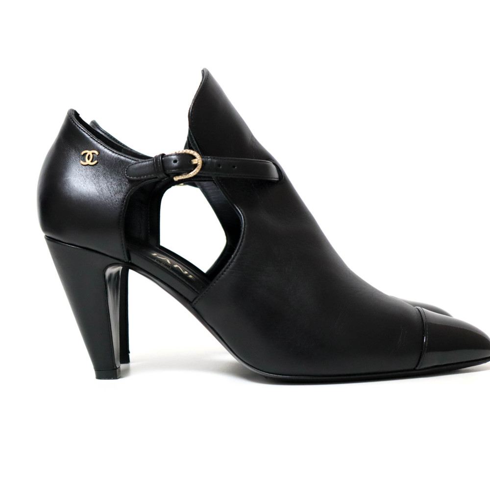 Chanel Stivaletti Pelle Nero