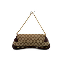 Gucci Horsebit Chain GG Marrone