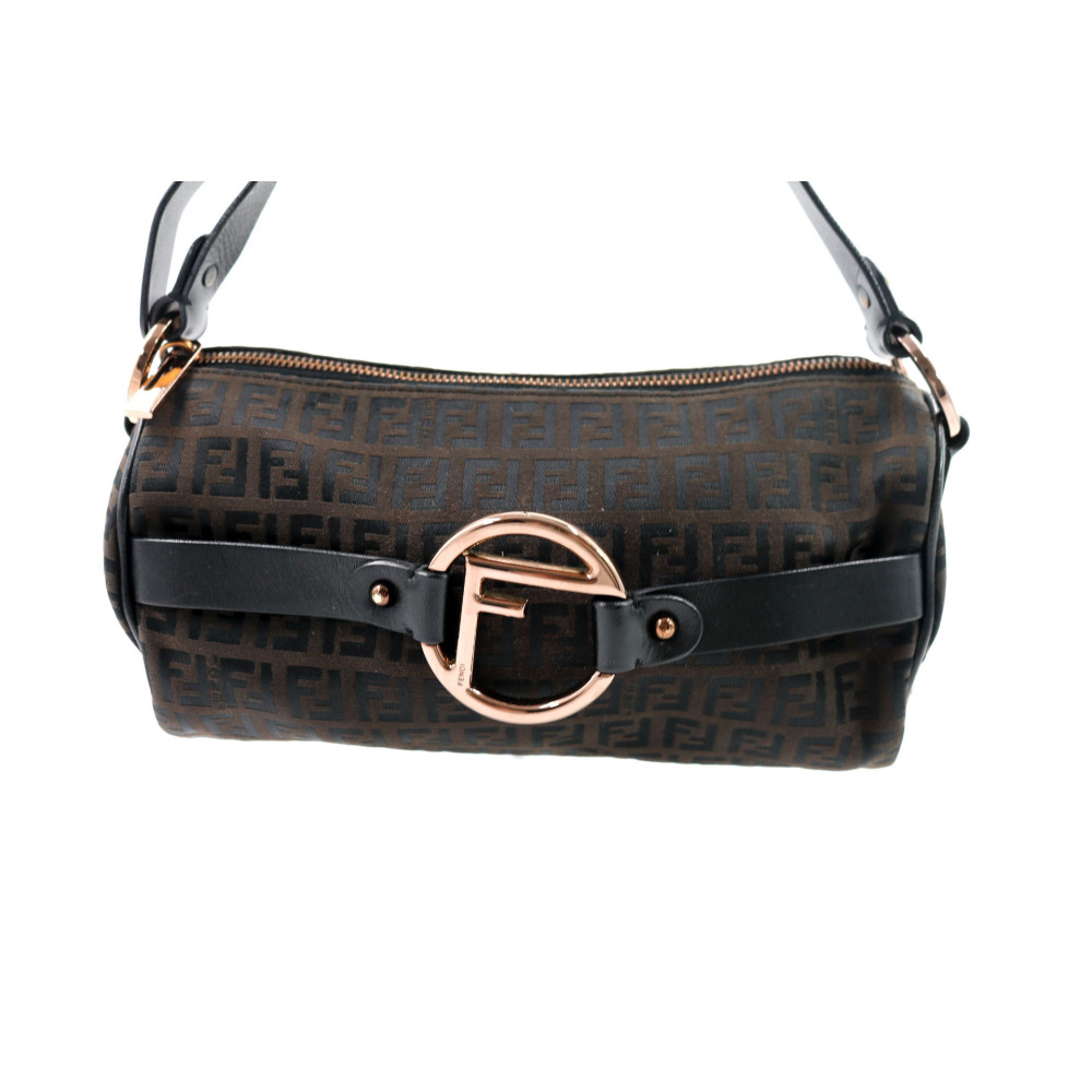 Fendi Baguette Vintage Tela Marrone