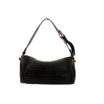 Fendi Baguette Vintage Tela Marrone
