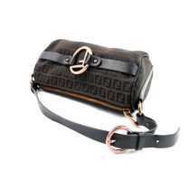 Fendi Baguette Vintage Tela Marrone