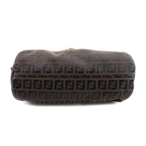 Fendi Baguette Vintage Tela Marrone