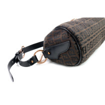 Fendi Baguette Vintage Tela Marrone