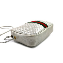 Gucci Marmont Camera Bag Pelle Argento