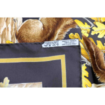 Hermes Foulard Casse Noisette Seta Marrone