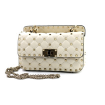Valentino Spike Small Pelle Light Ivory