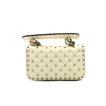 Valentino Spike Small Pelle Light Ivory