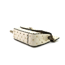 Valentino Spike Small Pelle Light Ivory