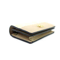 Gucci Portafoglio GG e Pelle Beige