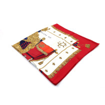 Hermes Foulard Seta Rossa