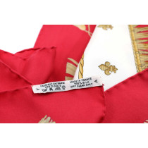 Hermes Foulard Seta Rossa