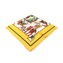 Hermes Foulard Seta Giallo