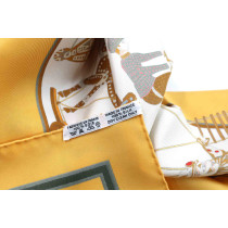 Hermes Foulard Seta Giallo