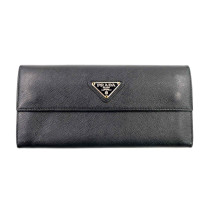 Prada Portafoglio Pelle Nera