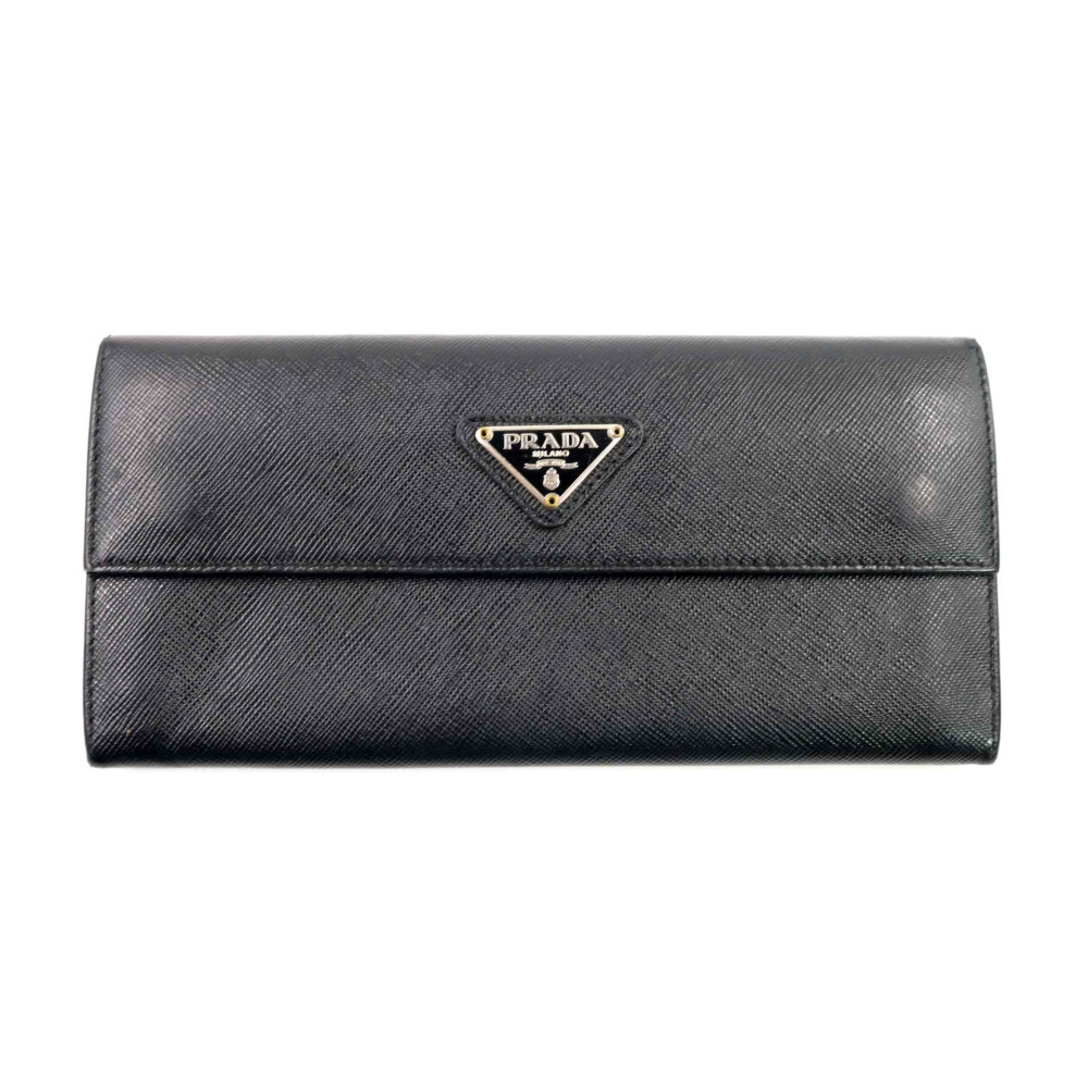 Prada Portafoglio Pelle Nera