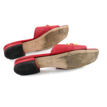 Gucci Ciabattina Horsebit Pelle Rossa