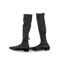 Chanel Stivali Cruissards Pelle Nero