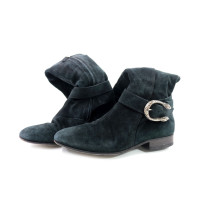 Chanel Stivali Cruissards Pelle Scamosciata Nera