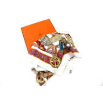 Hermes Foulard Le Songe de la Licorne Seta Multicolor