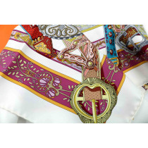 Hermes Foulard Le Songe de la Licorne Seta Multicolor