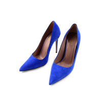 Gucci Decollete Pelle Scamosciata Blu Elettrico