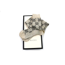 Gucci 흰색과 검정 양말