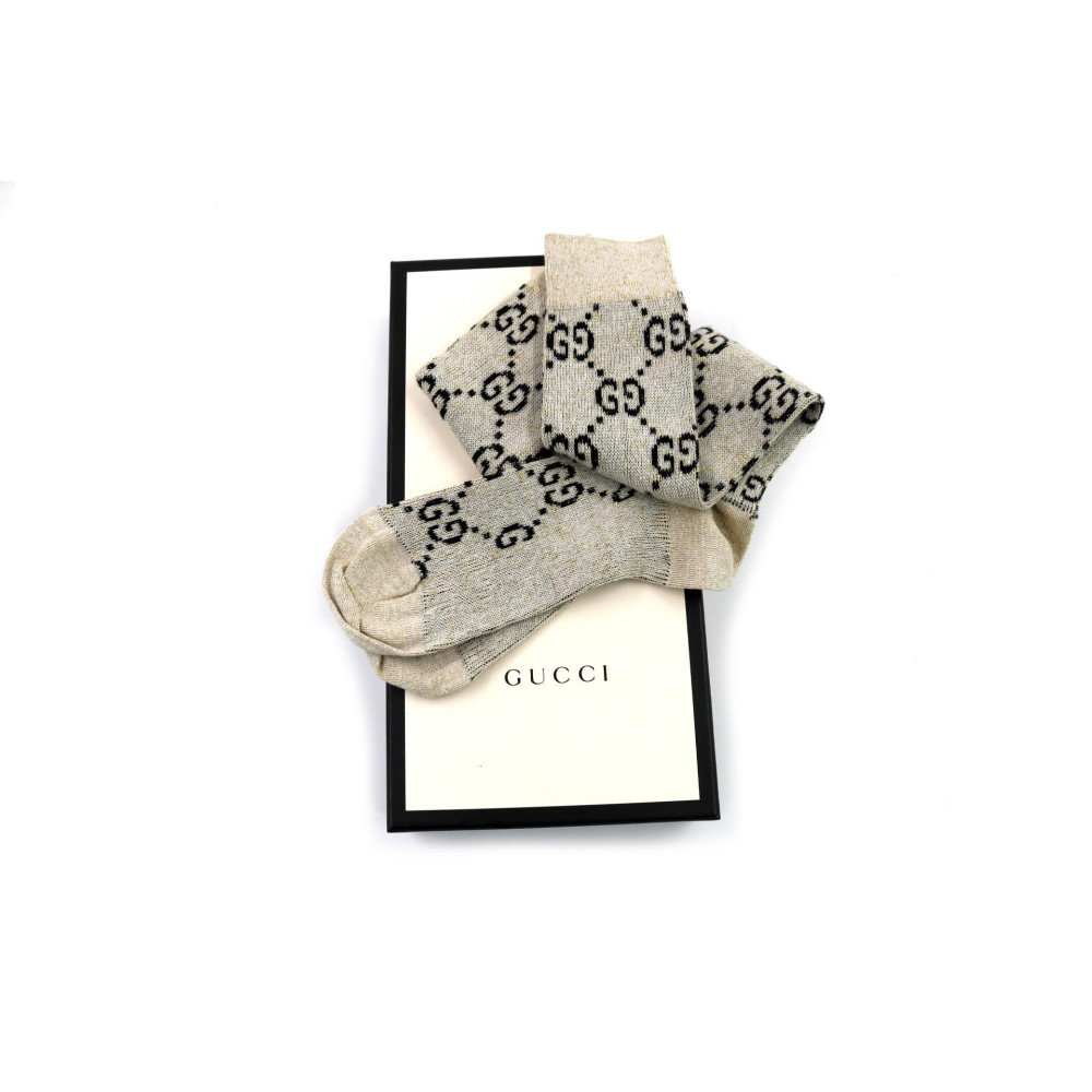 Gucci White and Black Socks
