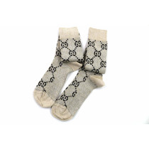 Gucci Calzini Crema e Nero