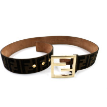 Fendi Cintura Zucca Marrone