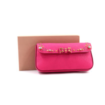 Miu Miu Pochette Pelle Ciclamino Fluo