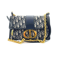 Dior Montaigne Tela Oblique Blu