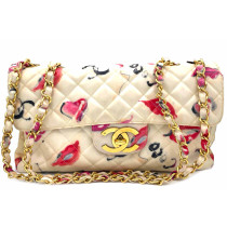 Chanel Maxi Jumbo Limited Edition Pelle Beige
