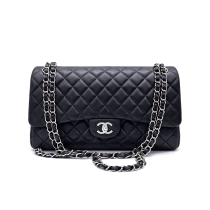 Chanel Jumbo Pelle d'Agnello Nera