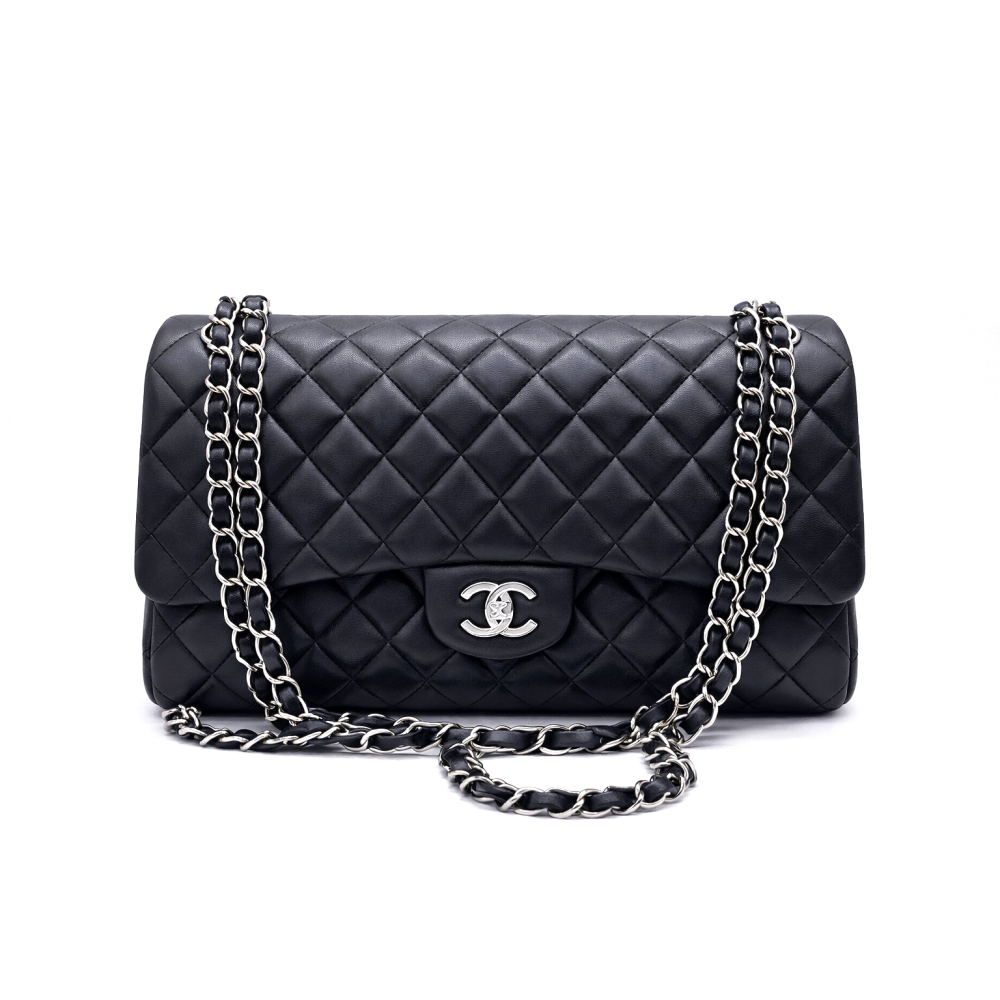 Chanel Jumbo Pelle d'Agnello Nera