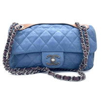 Chanel Cruise 25 Vintage Pelle Blu e Marrone