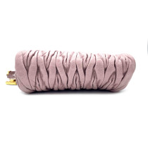 Miu Miu Pochette Goffrata Pelle Matelassè Rosa Cipria