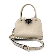 Valentino Rockstud Dome Pelle Bianca