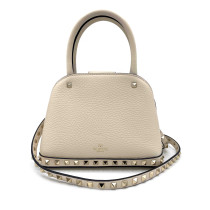 Valentino Rockstud Dome Pelle Bianca