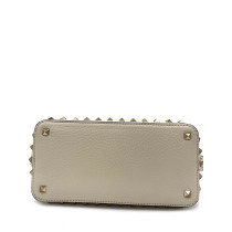 Valentino Rockstud Dome Pelle Bianca